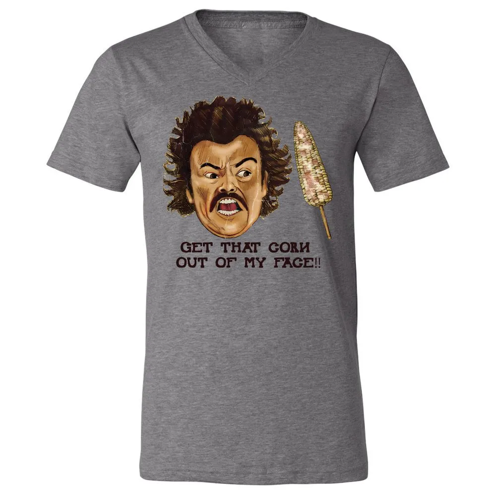 Unisex V-Neck T-Shirt - 6ZWCZHBY - Deep Heather - 13