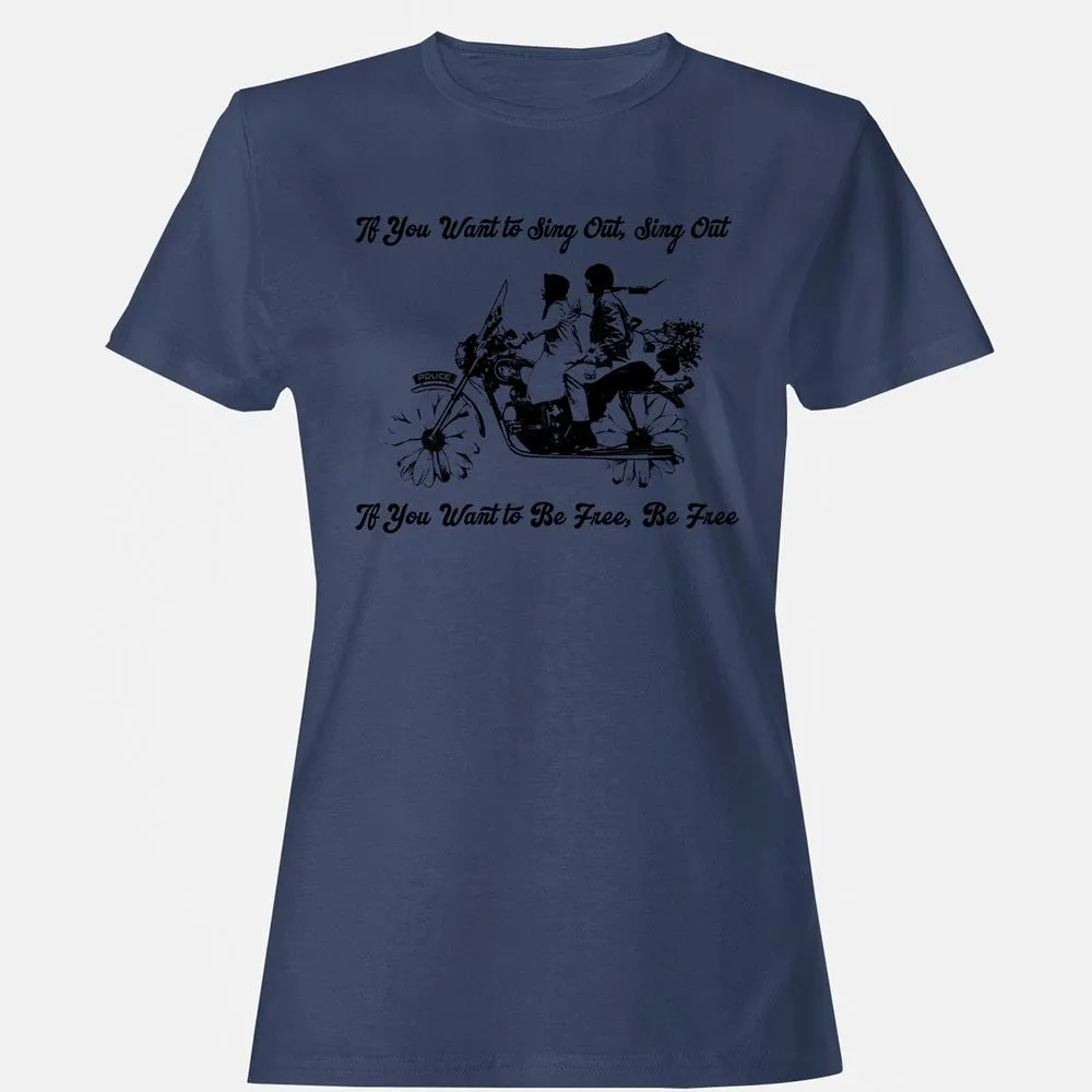 Women's T-Shirt - 827X2YW9 - Navy - 10