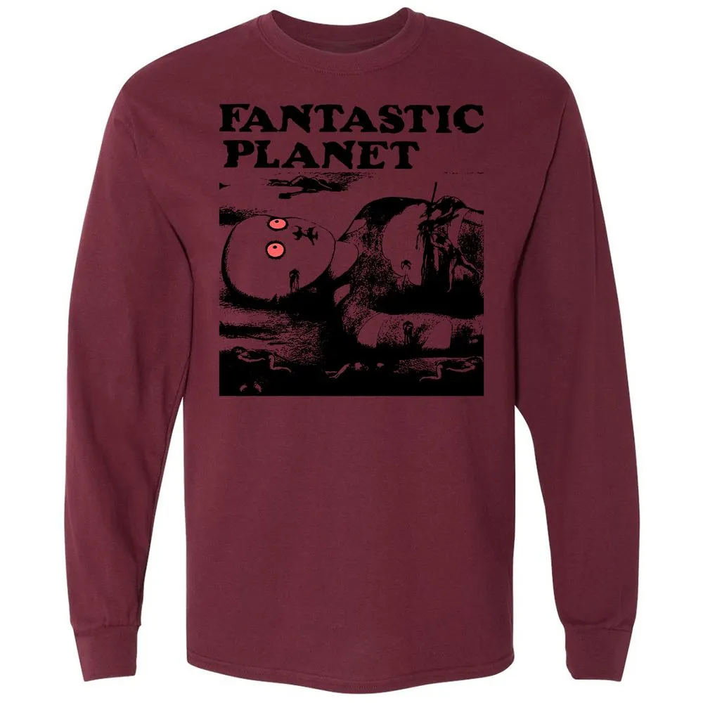 Long Sleeve T-Shirt - KSHKJLJY - Maroon - 11