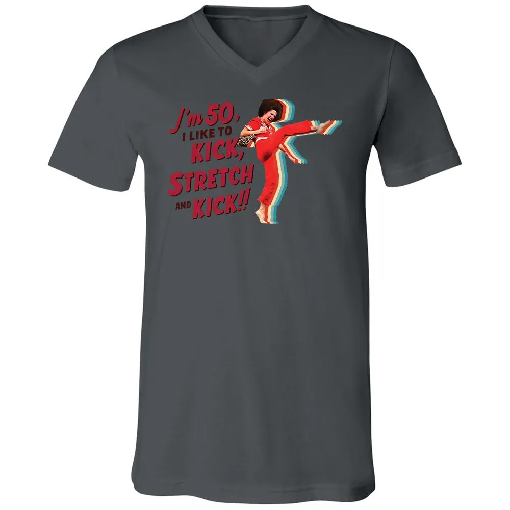 Unisex V-Neck T-Shirt - GGD89GJ1 - Asphalt - 12