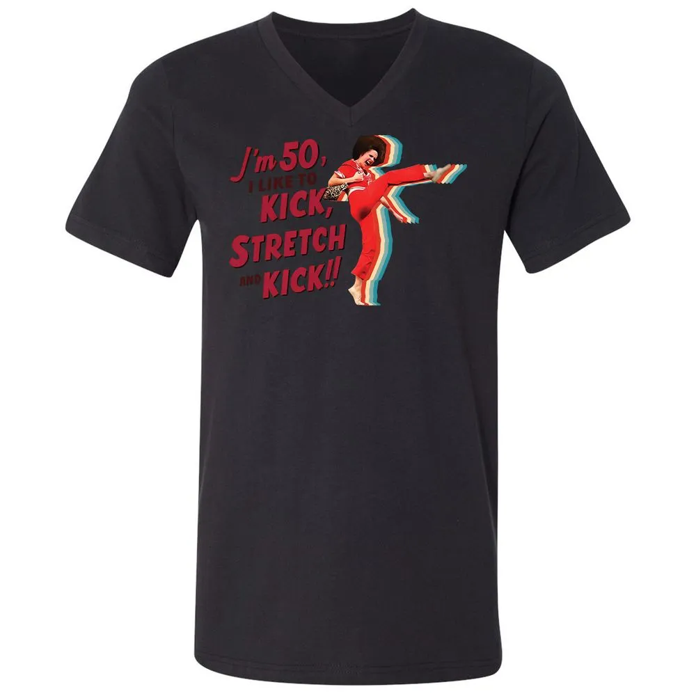 Unisex V-Neck T-Shirt - GGD89GJ1 - Black - 16