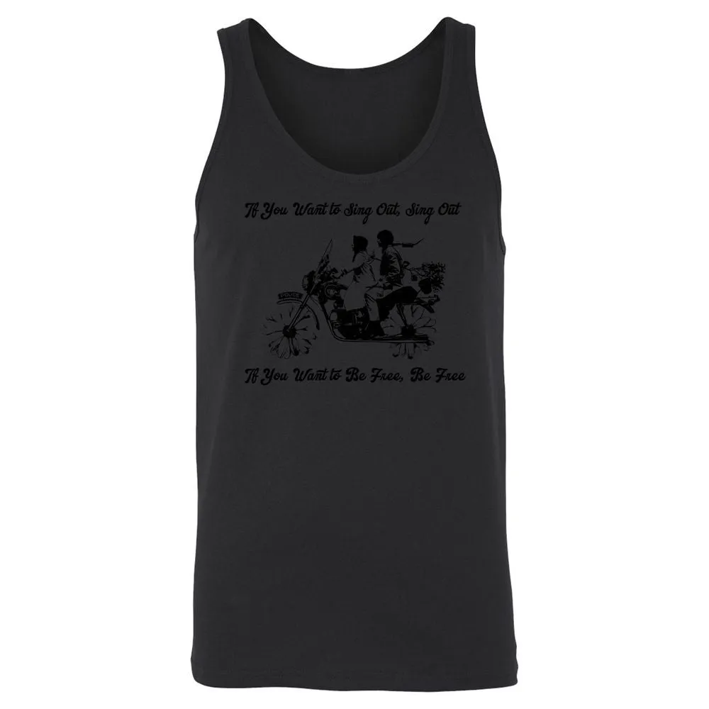 Unisex Jersey Tank - GE567YJN - Black - 14