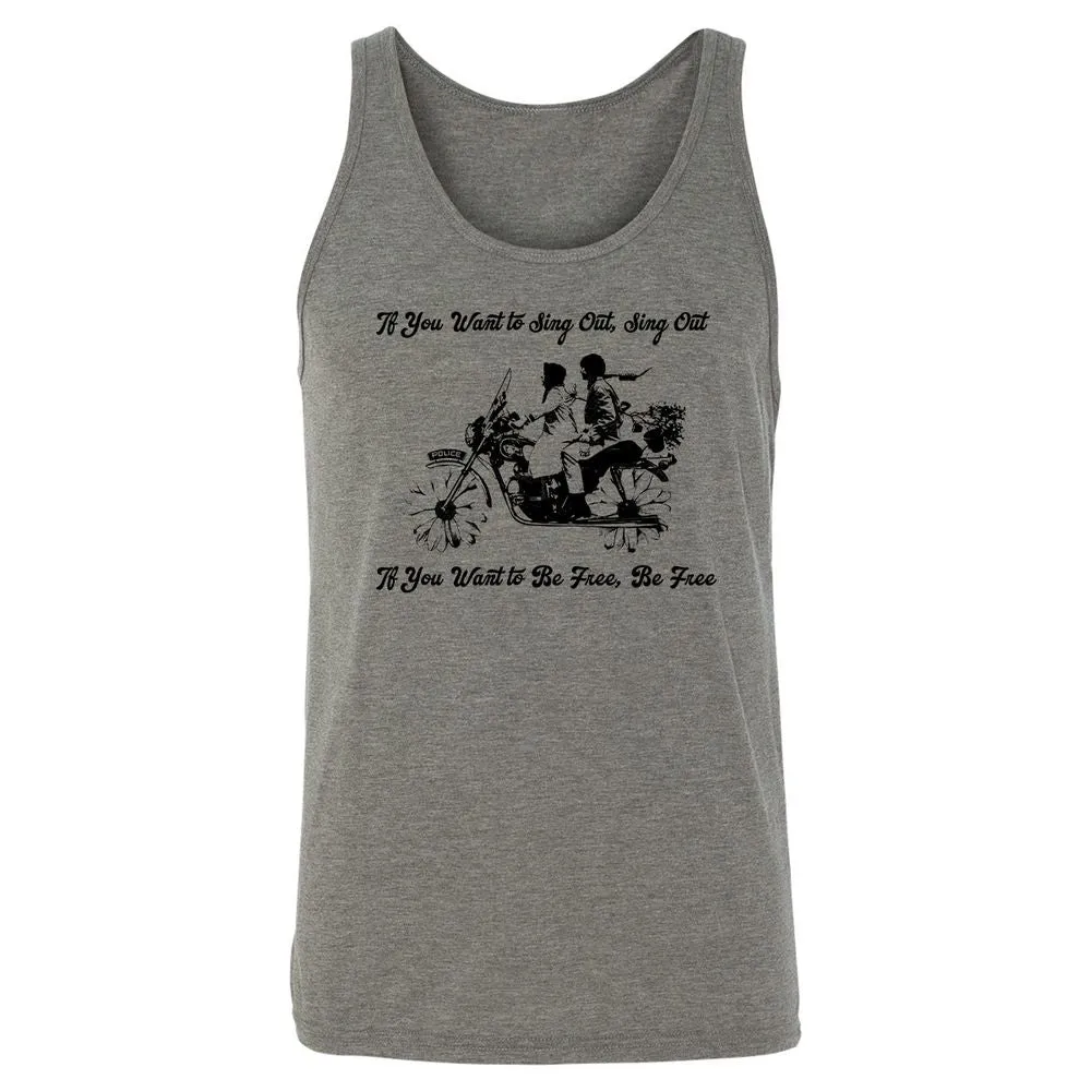 Unisex Jersey Tank - GE567YJN - Grey Triblend - 2