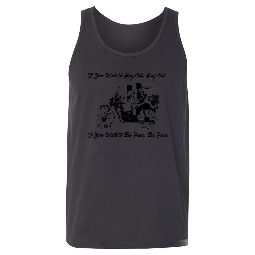 Unisex Jersey Tank - GE567YJN - Dark Grey - 7