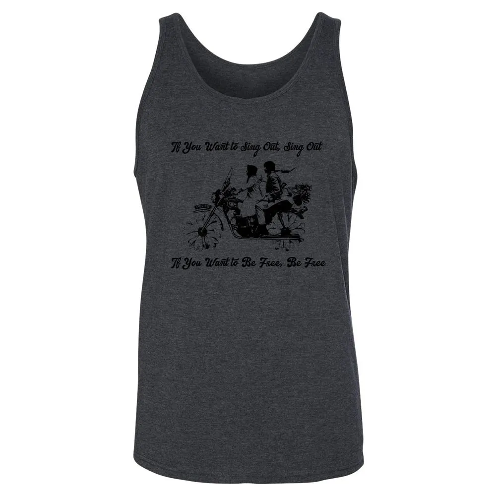 Unisex Jersey Tank - GE567YJN - Dark Grey Heather - 6