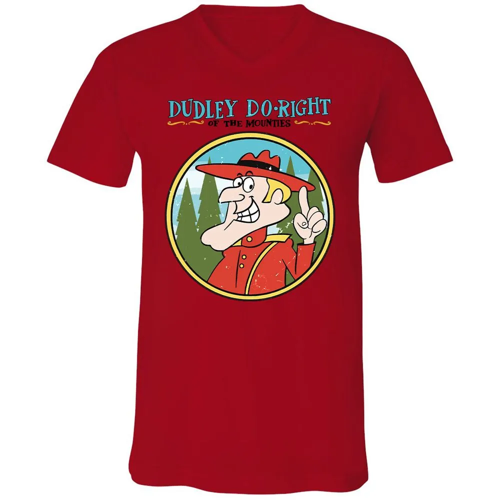 Unisex V-Neck T-Shirt - 6JEFTK17 - Red - 3