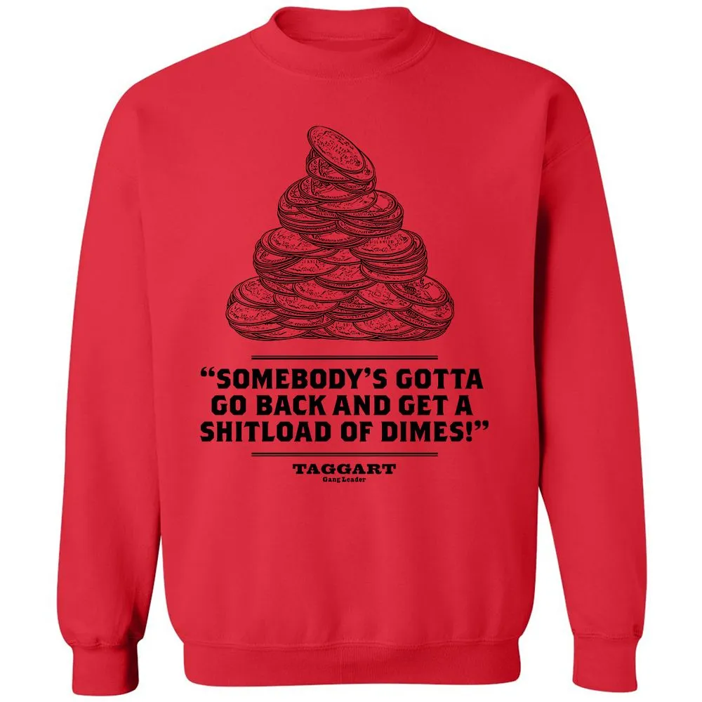 Classic Unisex Sweatshirt - L1U5TQYP - Red - 5