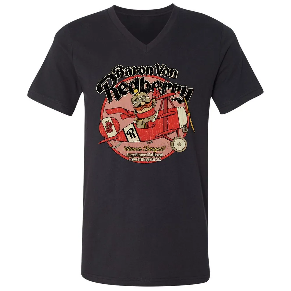 Unisex V-Neck T-Shirt - 1DW7PL7D - Black - 16