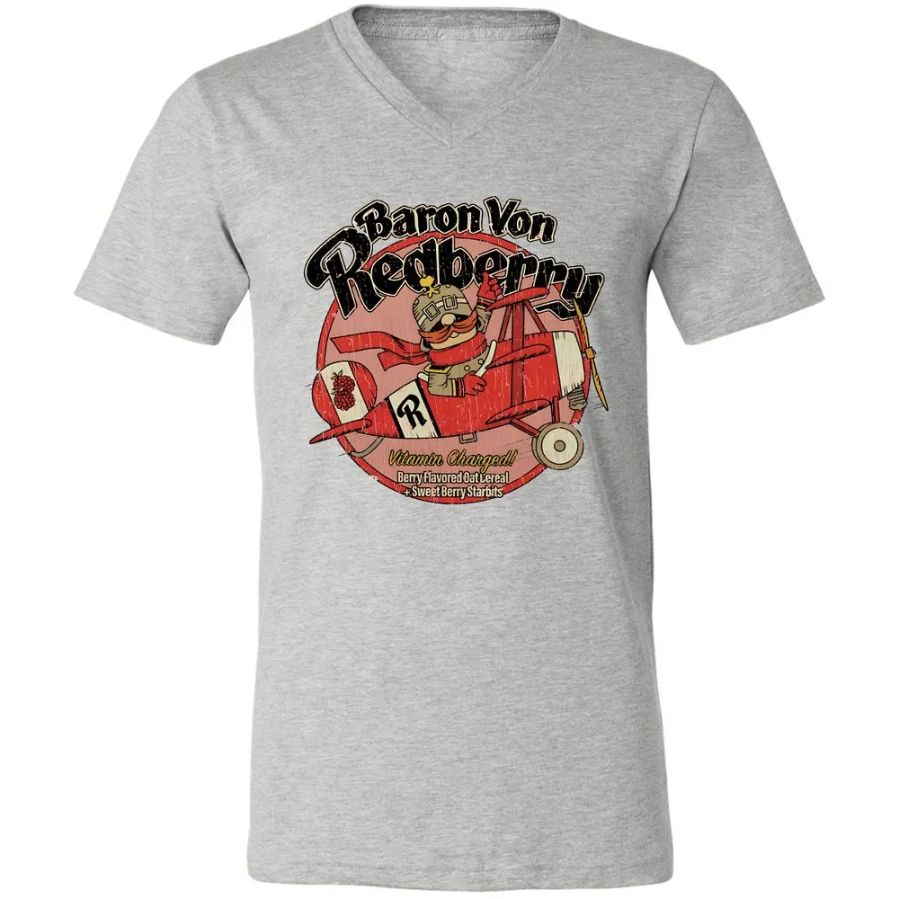 Unisex V-Neck T-Shirt - 1DW7PL7D - Athletic Heather - 7