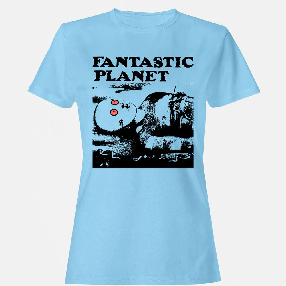 Women's T-Shirt - VVKEXRYW - Light Blue - 8