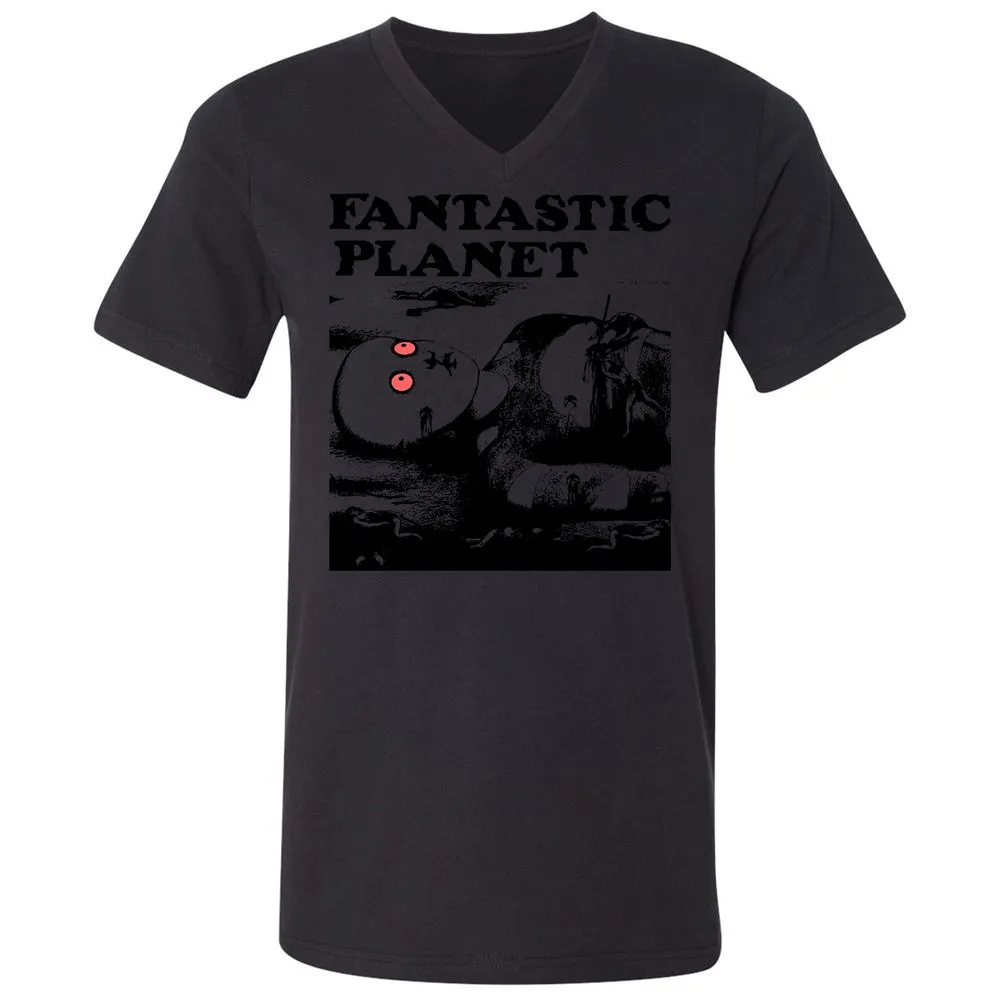 Unisex V-Neck T-Shirt - YMRHKNYJ - Black - 16