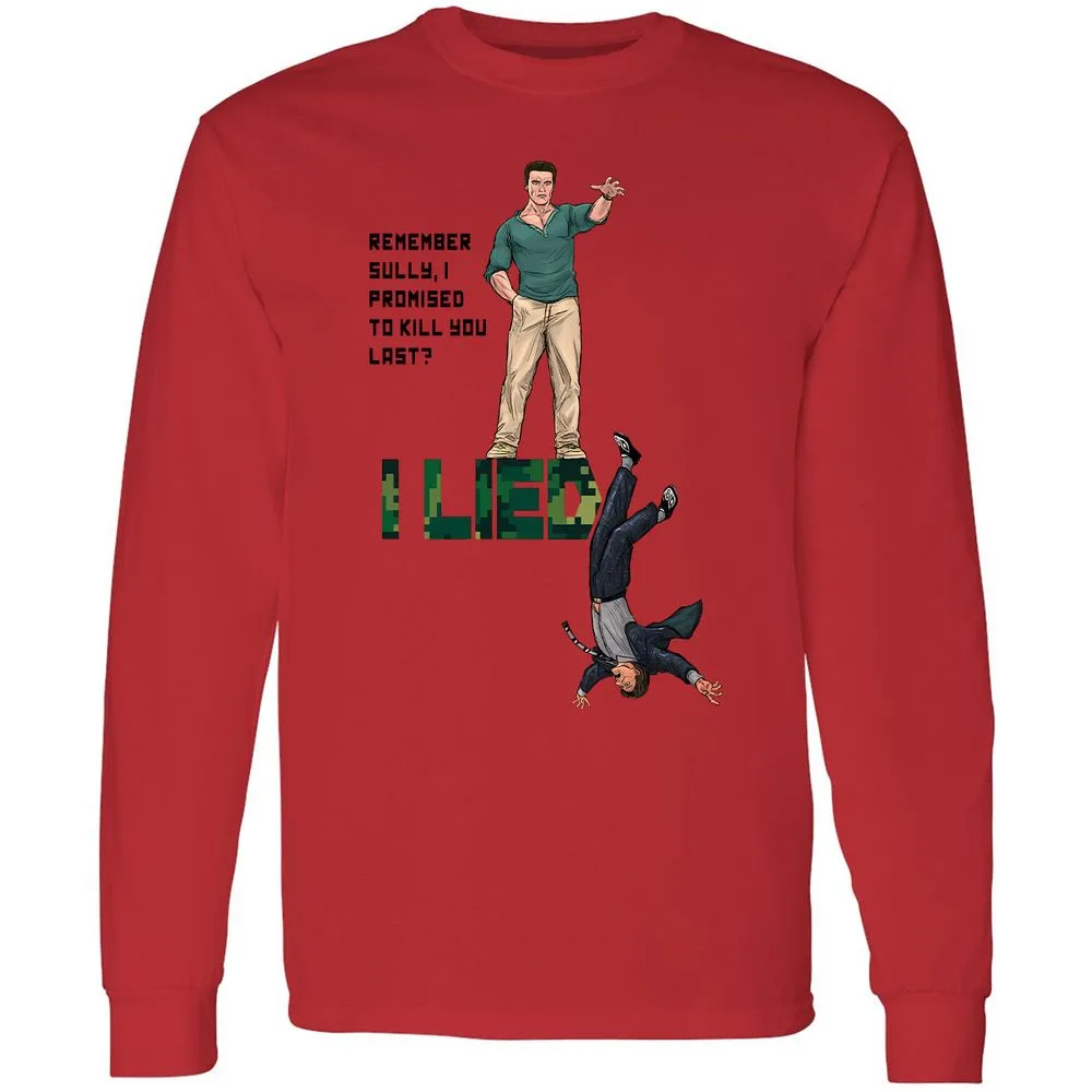 Long Sleeve T-Shirt - EUPC61RN - Red - 14