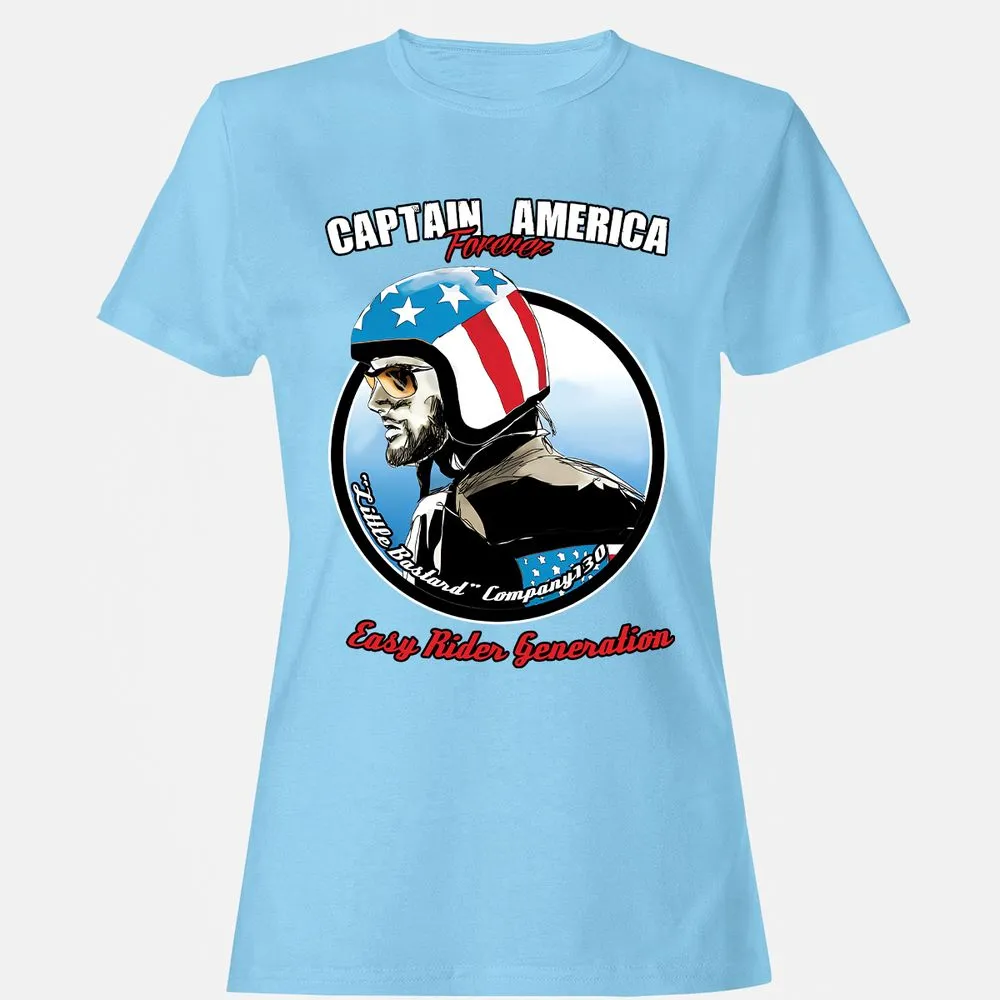 Women's T-Shirt - Q1HSZAEE - Light Blue - 8