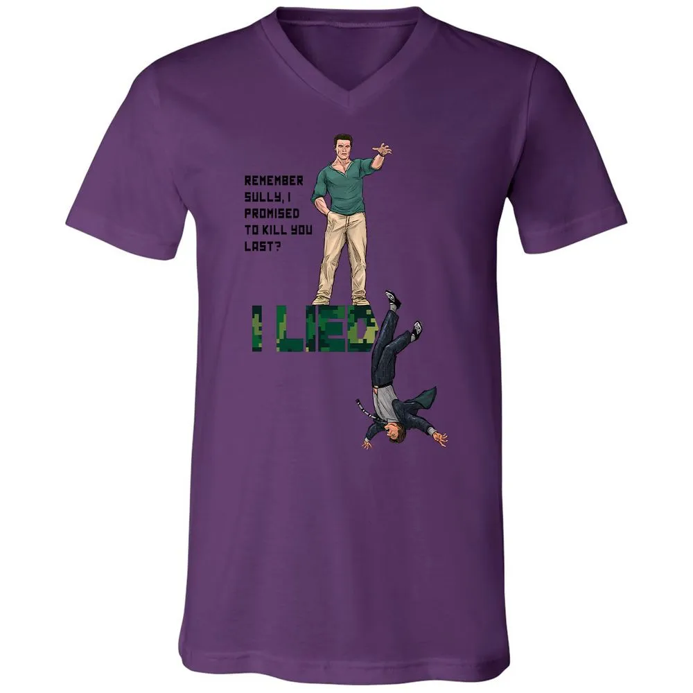 Unisex V-Neck T-Shirt - ZRLKWMX3 - Team Purple - 2