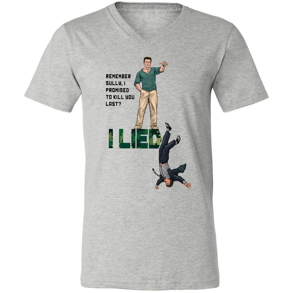Unisex V-Neck T-Shirt - ZRLKWMX3 - Athletic Heather - 7
