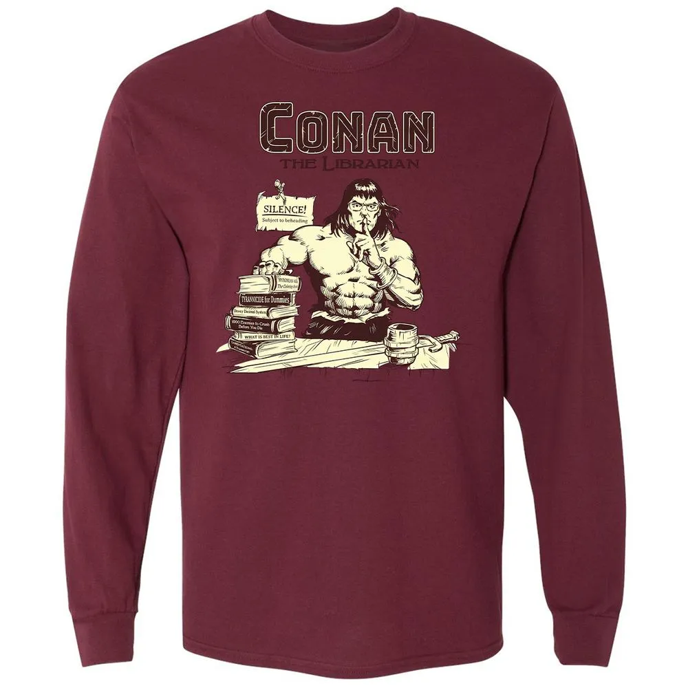 Long Sleeve T-Shirt - 4THUSR1L - Maroon - 11