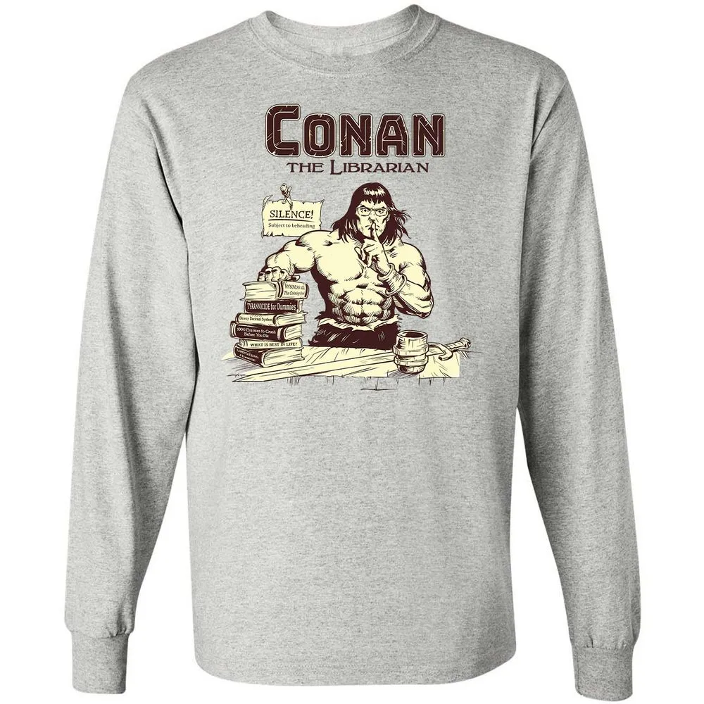 Long Sleeve T-Shirt - 4THUSR1L - Ash - 5