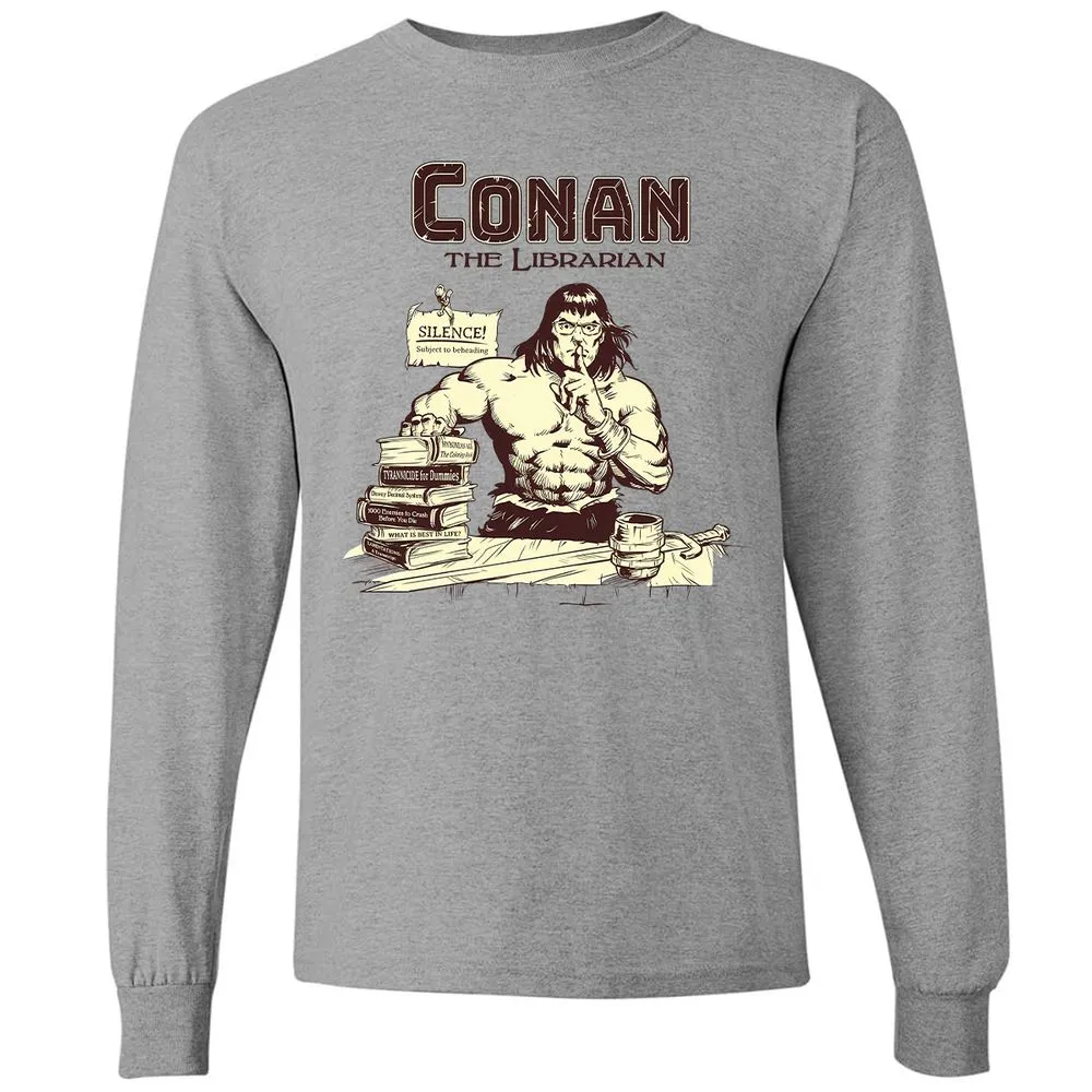 Long Sleeve T-Shirt - 4THUSR1L - Graphite Heather - 6