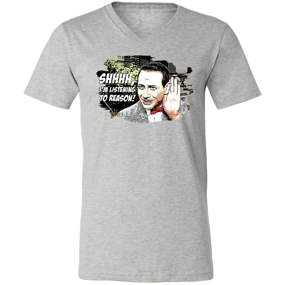 Unisex V-Neck T-Shirt - C4J2TBSS - Athletic Heather - 7