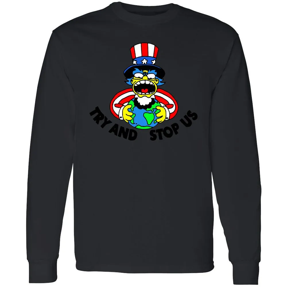 Long Sleeve T-Shirt - 6FXG2UZN - Black - 16