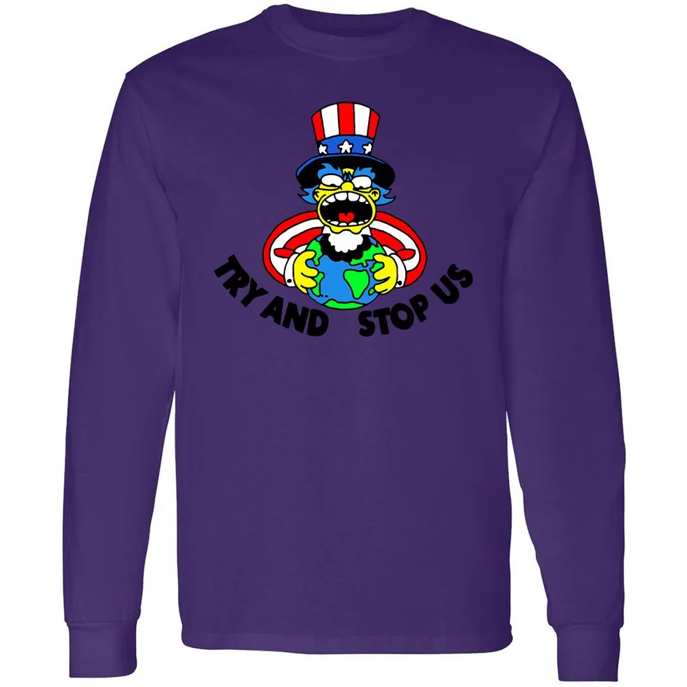 Long Sleeve T-Shirt - 6FXG2UZN - Purple - 13