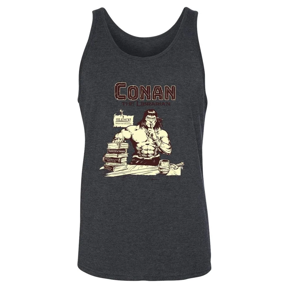 Unisex Jersey Tank - A61D9G3K - Dark Grey Heather - 6