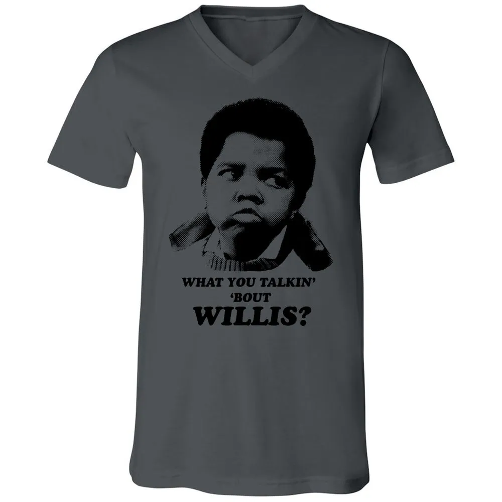 Unisex V-Neck T-Shirt - HBZPM3XF - Asphalt - 12