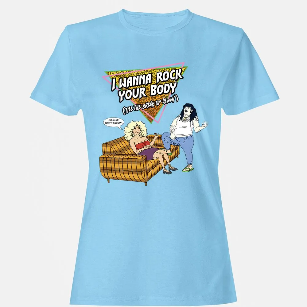 Women's T-Shirt - UDZW7JYS - Light Blue - 8