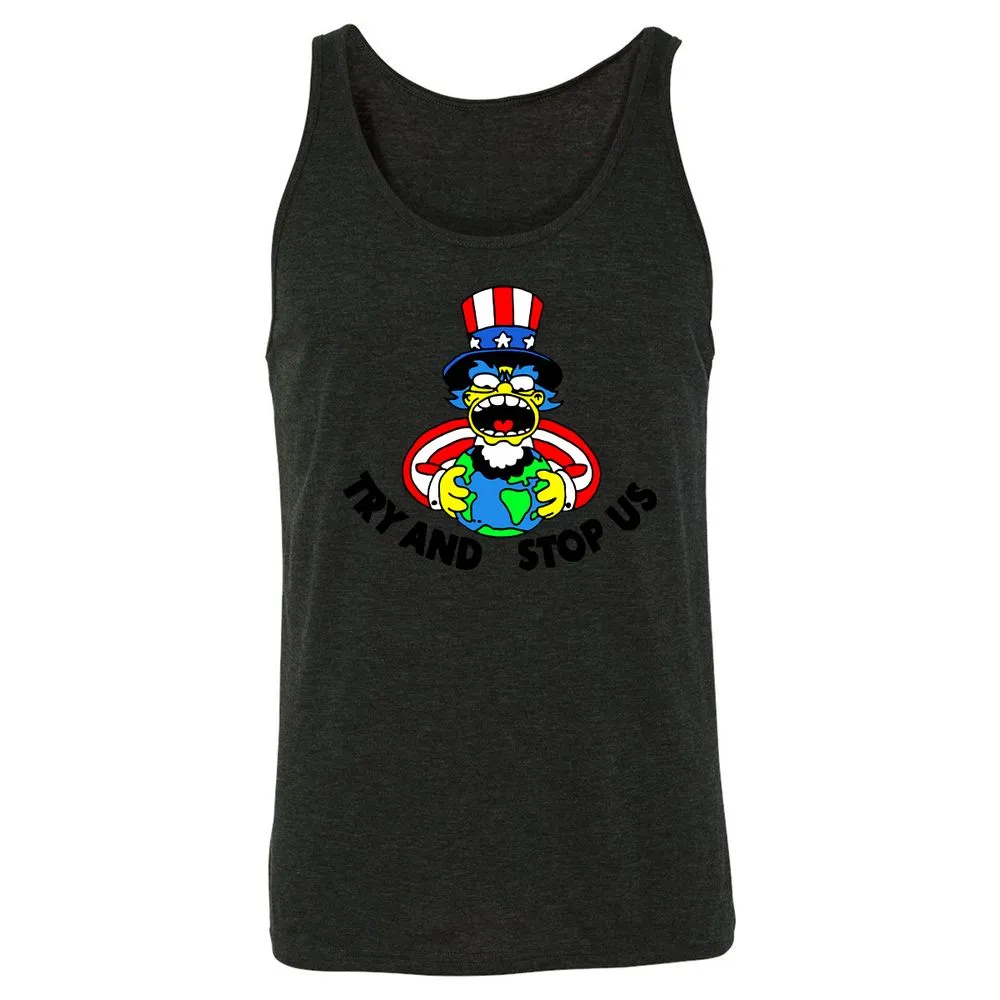 Unisex Jersey Tank - 5T2LZ1CW - Charcoal Black Triblend - 5