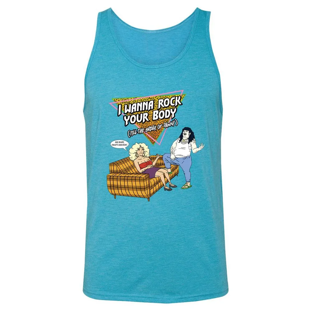 Unisex Jersey Tank - PSJN2XJA - Aqua Triblend - 3