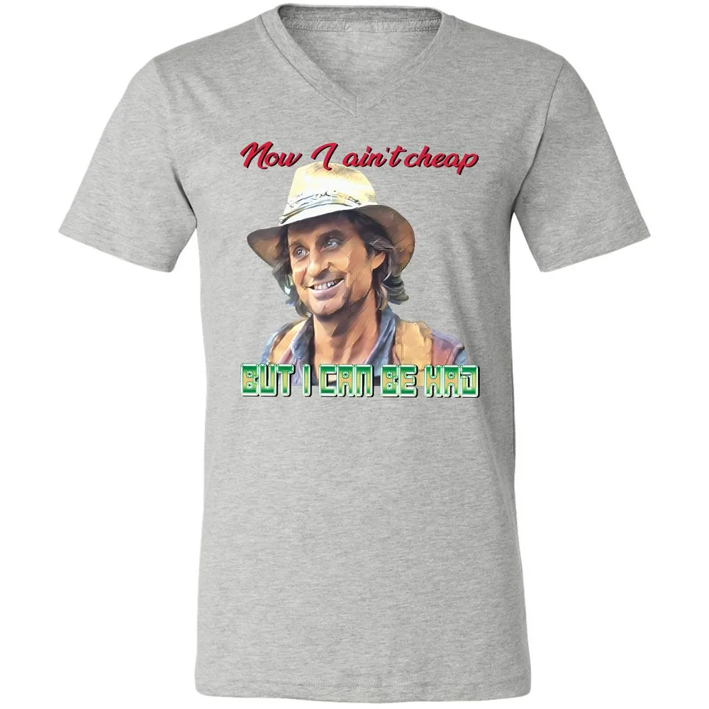 Unisex V-Neck T-Shirt - H1Q4PPPY - Athletic Heather - 7