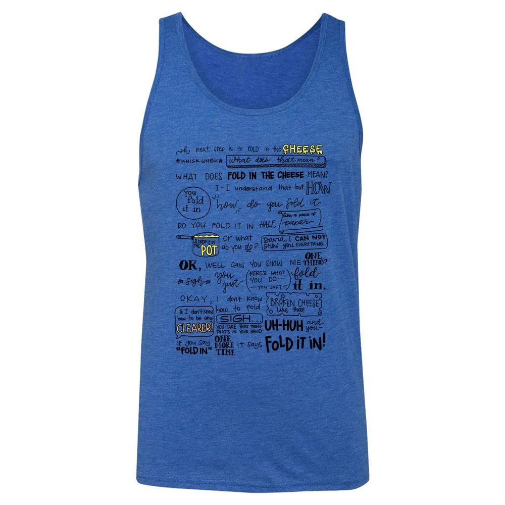 Unisex Jersey Tank - 8H4BDV3A - True Royal Triblend - 12