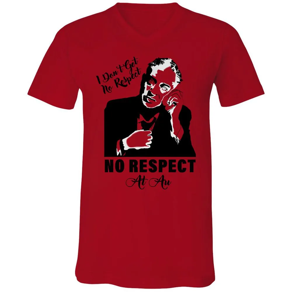 Unisex V-Neck T-Shirt - CRQJ9GZ1 - Red - 3