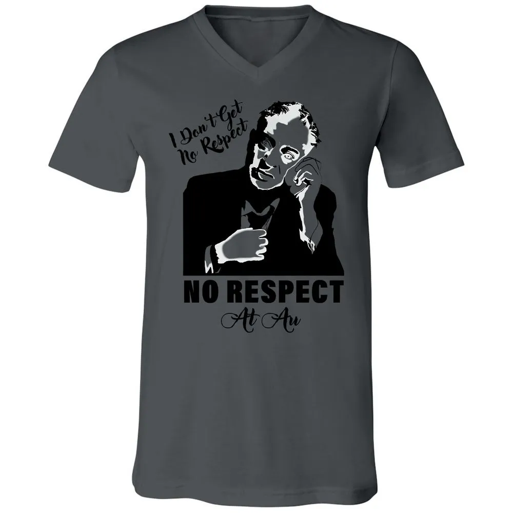 Unisex V-Neck T-Shirt - CRQJ9GZ1 - Asphalt - 12
