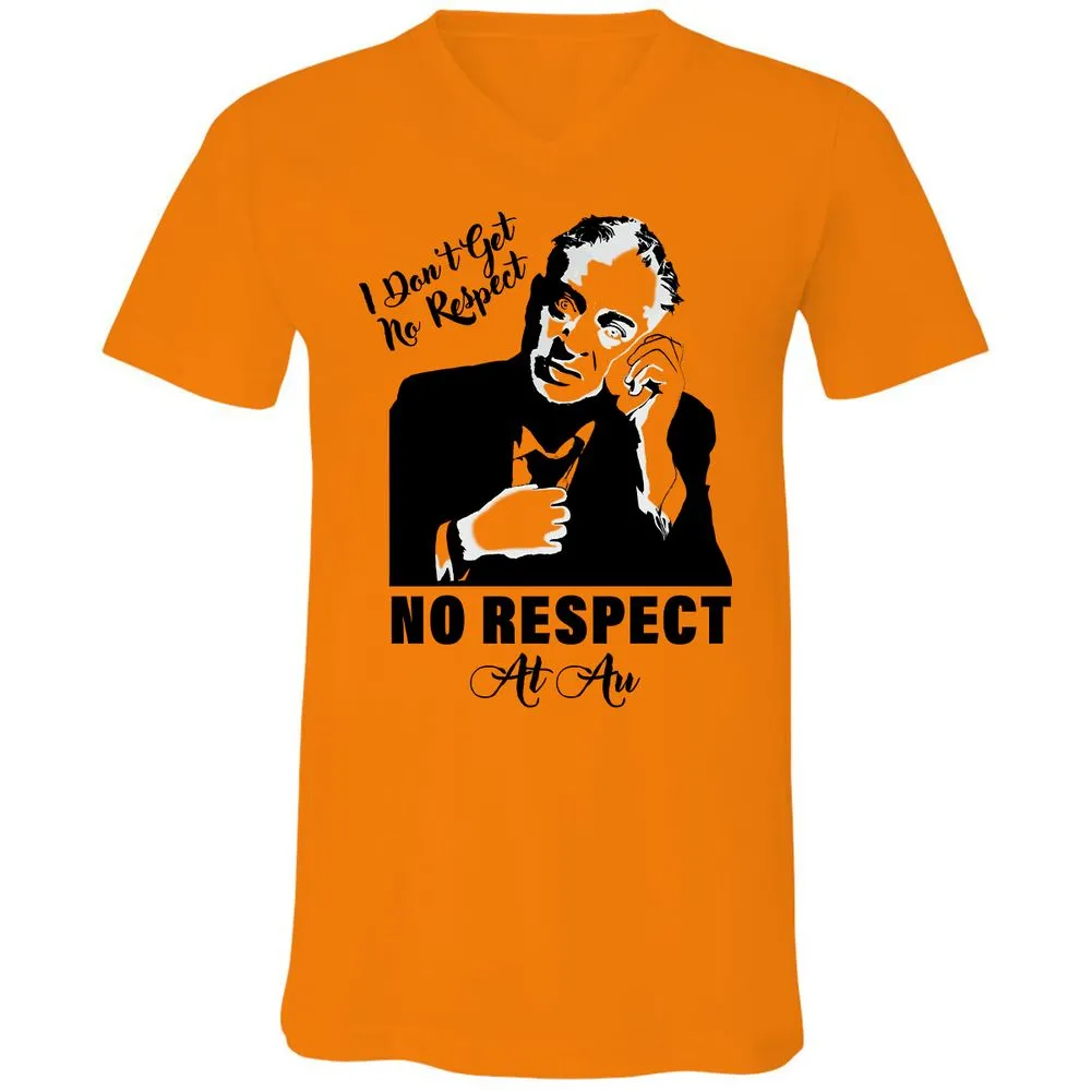 Unisex V-Neck T-Shirt - CRQJ9GZ1 - Orange - 11