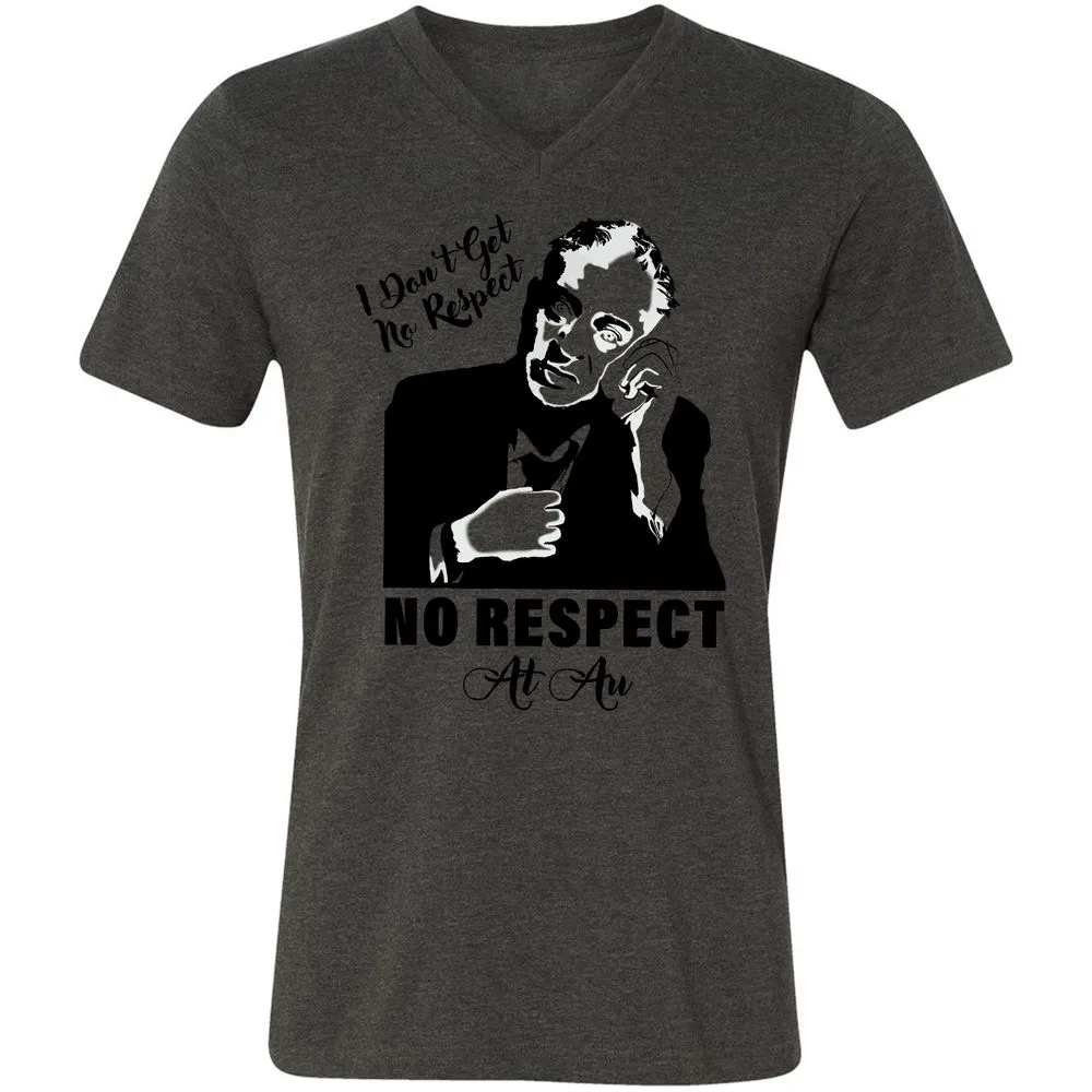 Unisex V-Neck T-Shirt - CRQJ9GZ1 - Dark Grey Heather - 8