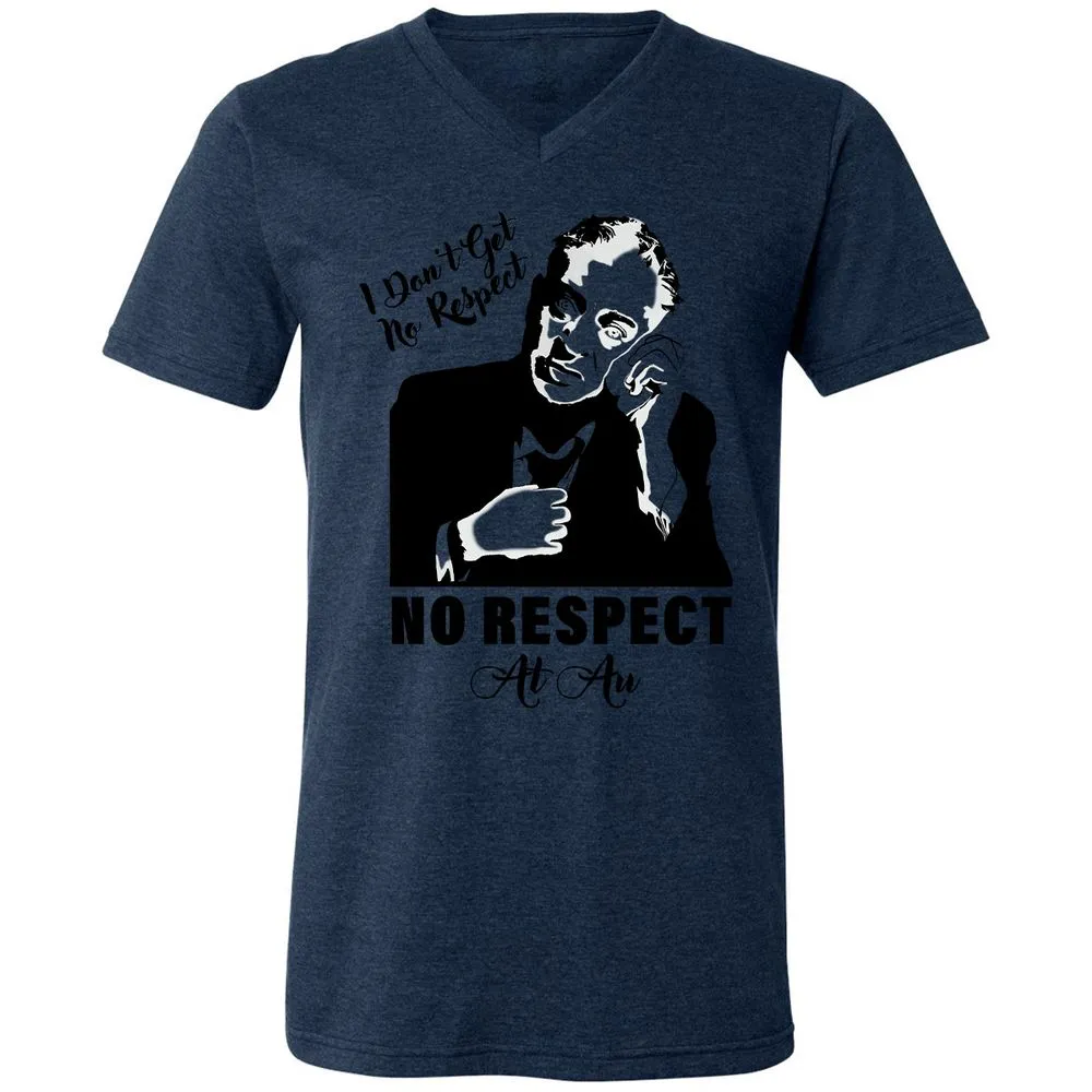Unisex V-Neck T-Shirt - CRQJ9GZ1 - Heather Navy - 15