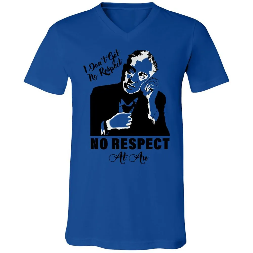 Unisex V-Neck T-Shirt - CRQJ9GZ1 - True Royal - 4