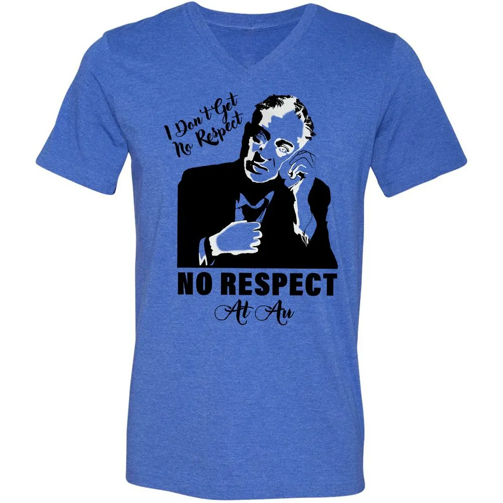 Unisex V-Neck T-Shirt - CRQJ9GZ1 - Heather True Royal - 14
