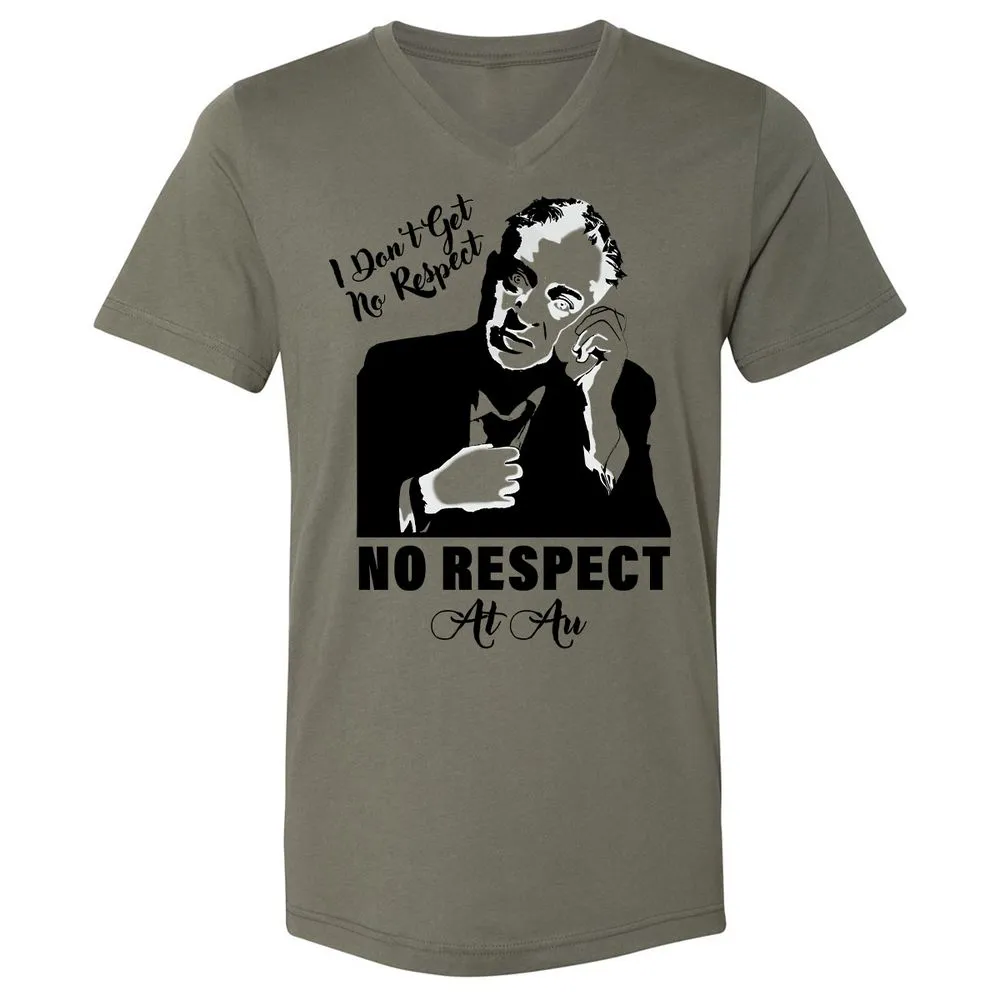 Unisex V-Neck T-Shirt - CRQJ9GZ1 - Military Green - 10