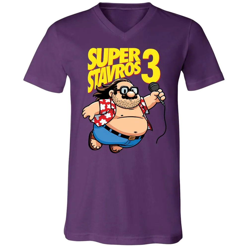 Unisex V-Neck T-Shirt - 5S5ELTRJ - Team Purple - 2