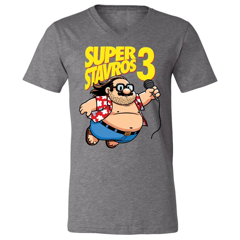 Unisex V-Neck T-Shirt - 5S5ELTRJ - Deep Heather - 13