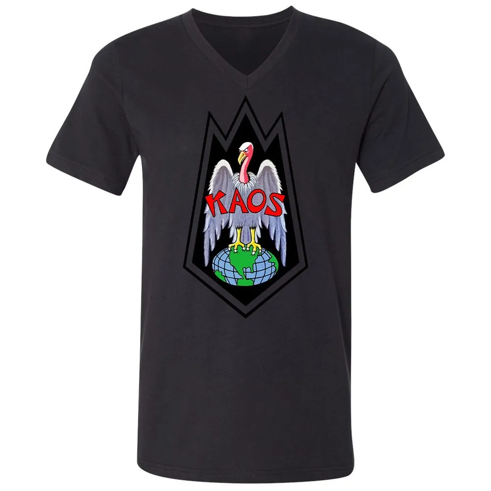 Unisex V-Neck T-Shirt - QDEUFEUP - Black - 16