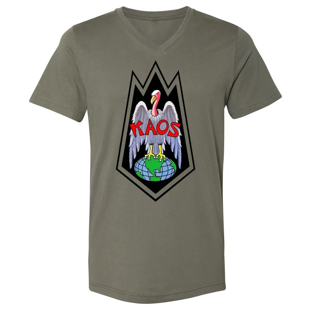 Unisex V-Neck T-Shirt - QDEUFEUP - Military Green - 10