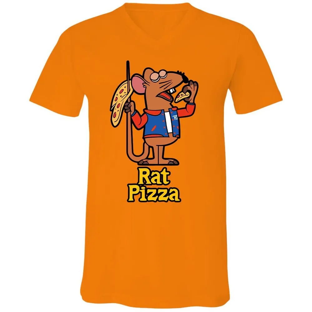Unisex V-Neck T-Shirt - JKAQKS1X - Orange - 11