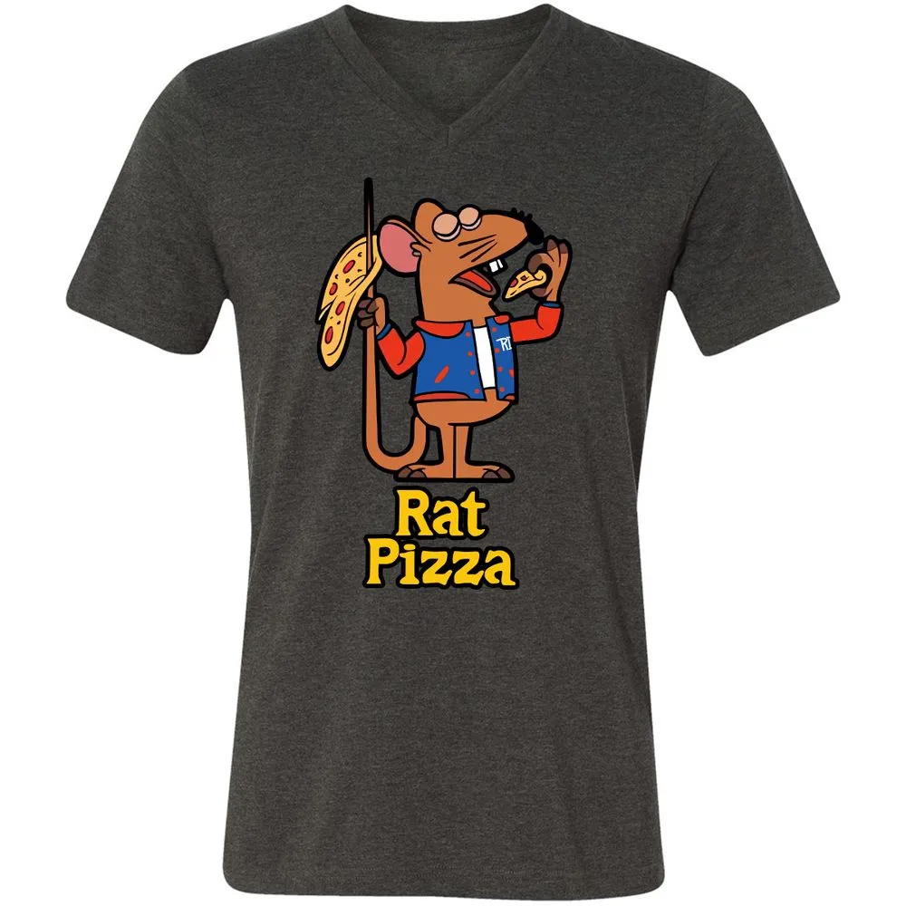 Unisex V-Neck T-Shirt - JKAQKS1X - Dark Grey Heather - 8