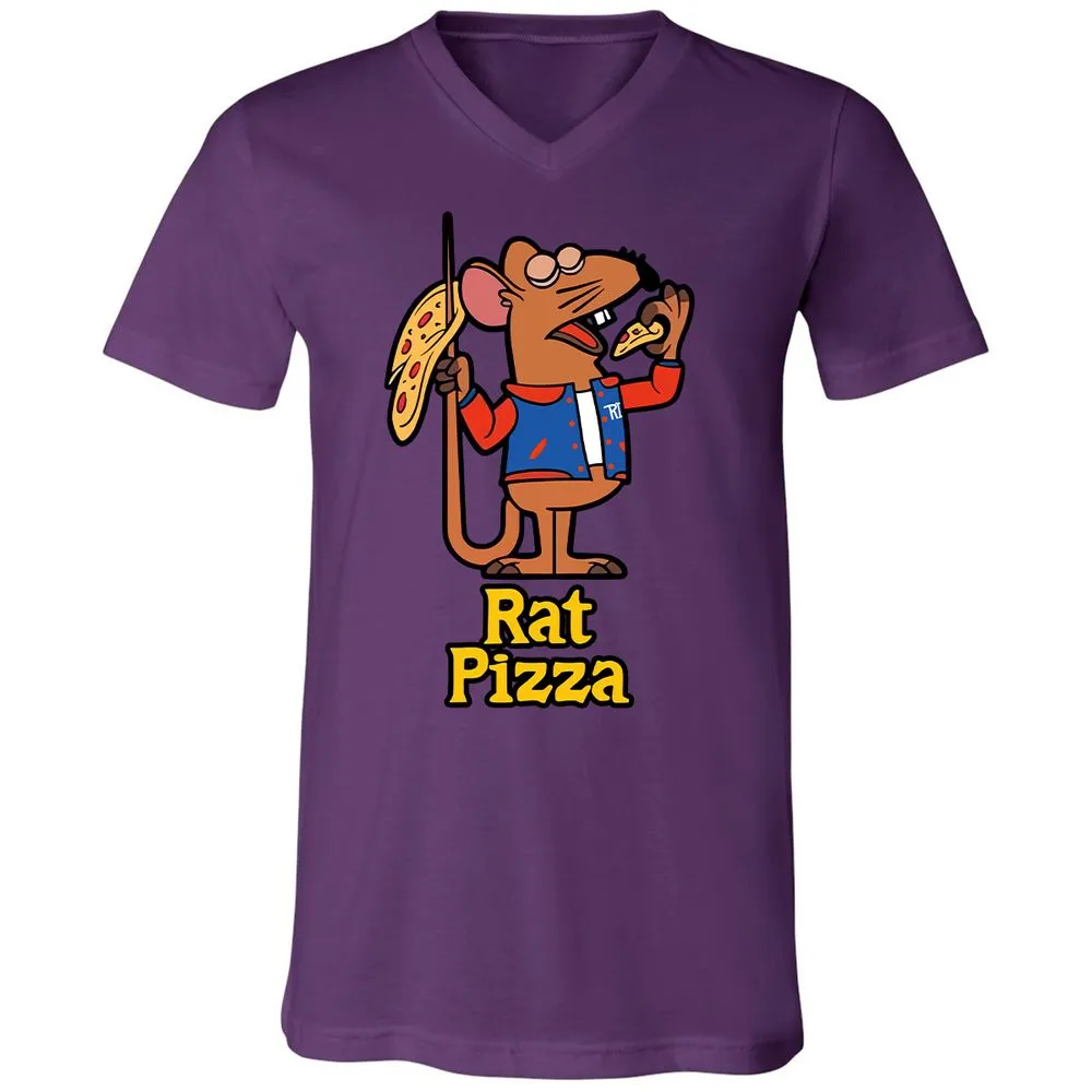 Unisex V-Neck T-Shirt - JKAQKS1X - Team Purple - 2