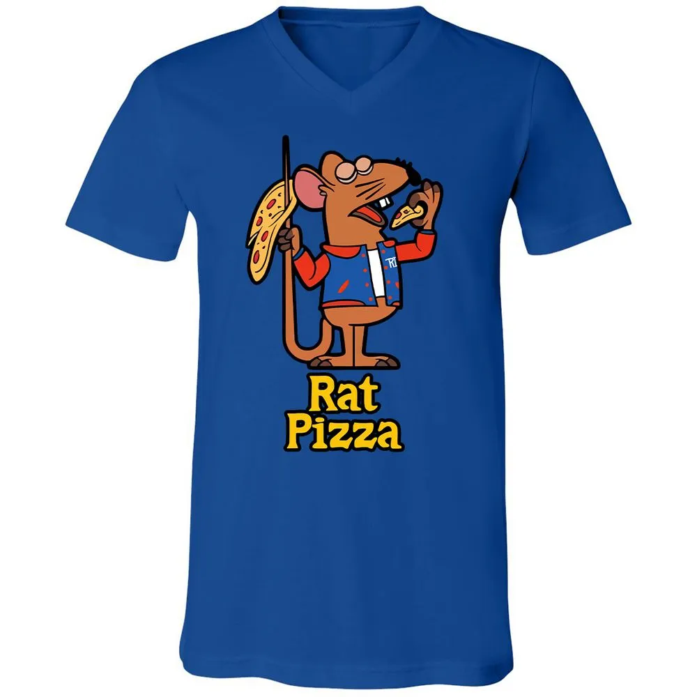 Unisex V-Neck T-Shirt - JKAQKS1X - True Royal - 4