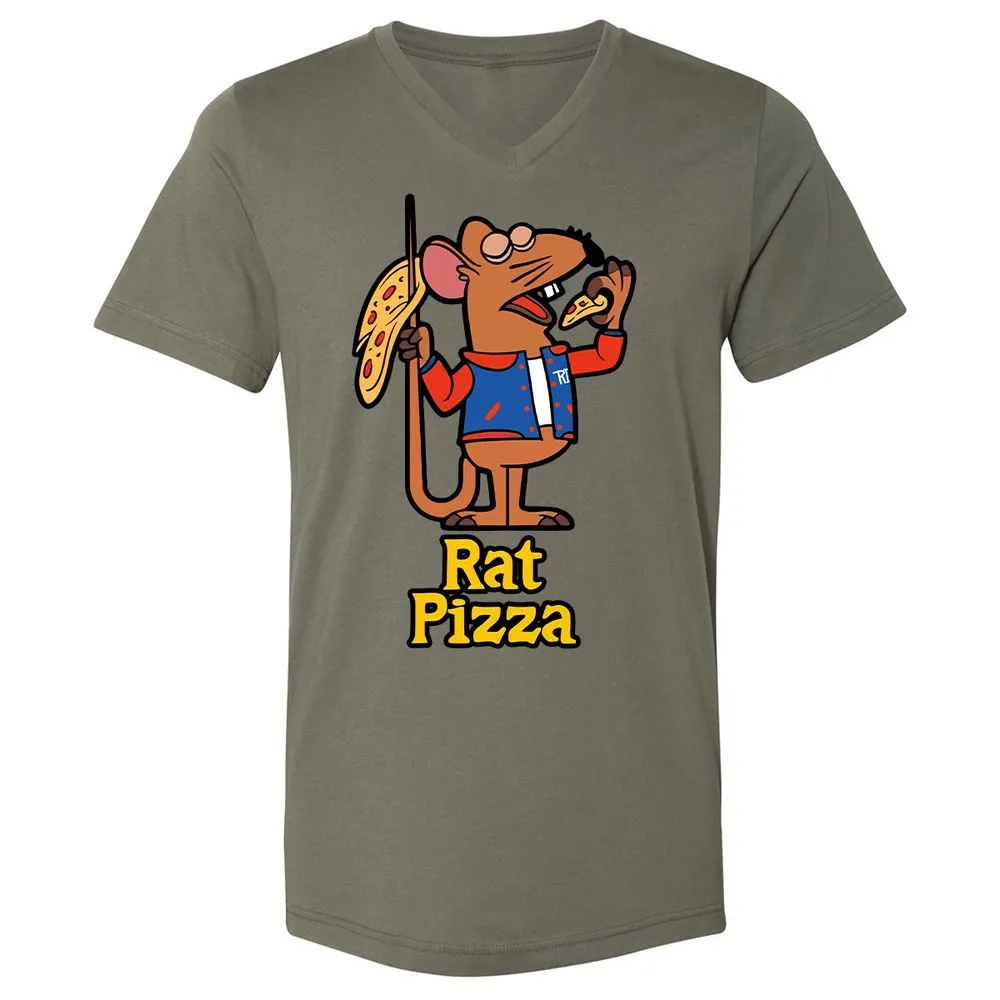 Unisex V-Neck T-Shirt - JKAQKS1X - Military Green - 10