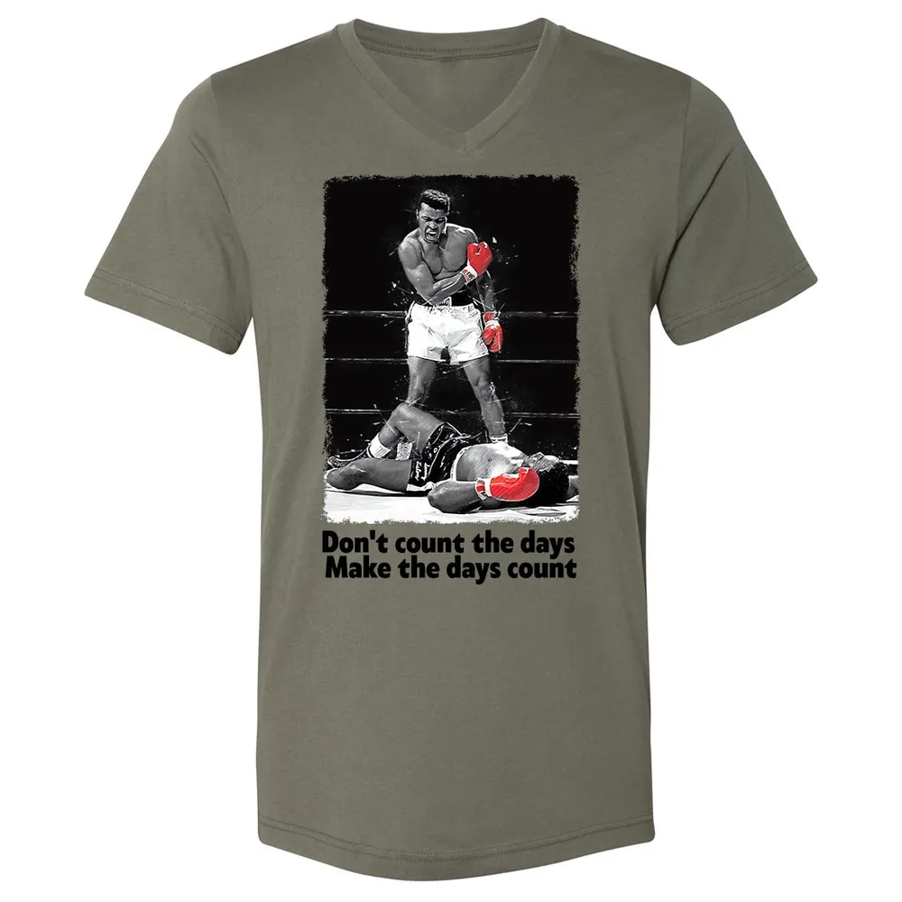 Don't count the days - Make the days count Unisex V-Neck T-Shirt - 2